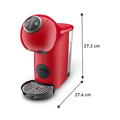 Krups Cafetera Dolce Gusto Genio S Plus Roja KP3405MX | Máquina de cápsulas, más de 30 bebidas, rápida y compacta, función Espresso Boost