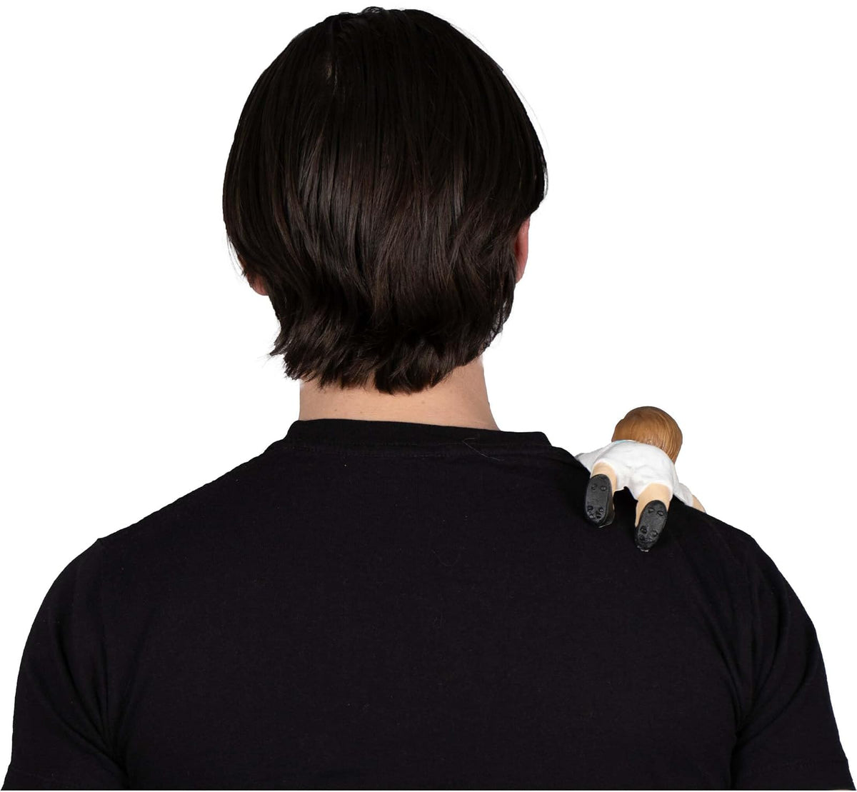 REV Mascota de Hombro Futbolista Messi, Shoulderboddy Jugador Argentino Lionel Messi La Pulga Accesorio de Hombro para Disfraz, Ideal para Partidos, Eventos Deportivos, Porras, Estadios, Halloween