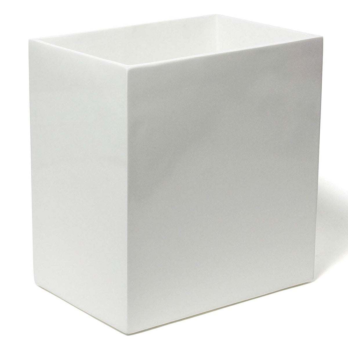 Jonathan Adler Cubo de basura de baño lacado, talla única, color blanco