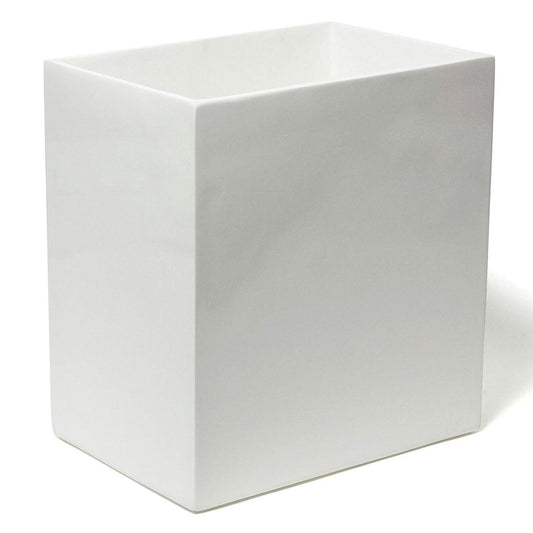 Jonathan Adler Cubo de basura de baño lacado, talla única, color blanco