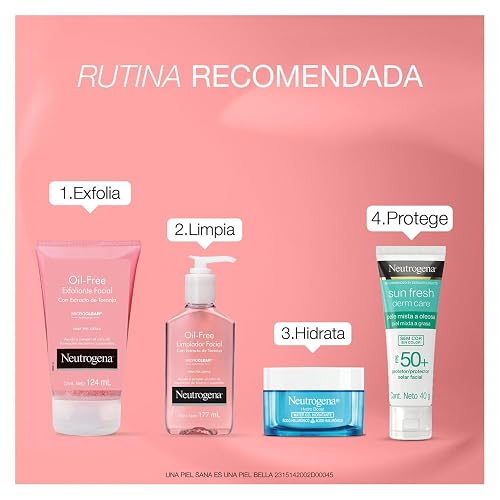 Neutrogena Exfoliante Facial Oil free Toronja Ácido Salicílico 124 ml