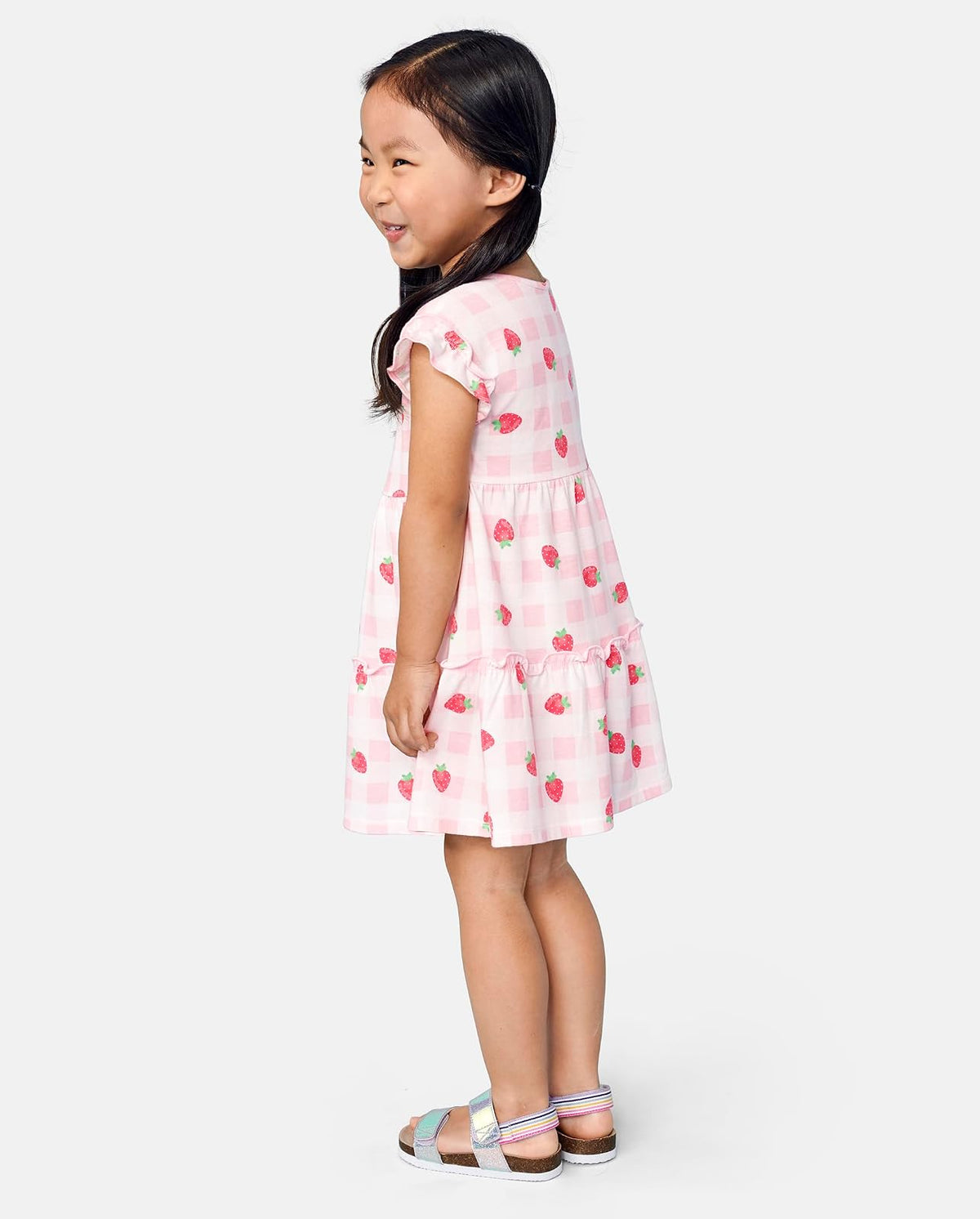 The Children's Place Vestido de Moda de Manga Corta para niñas pequeñas Atuendo de Jugador para Niñas