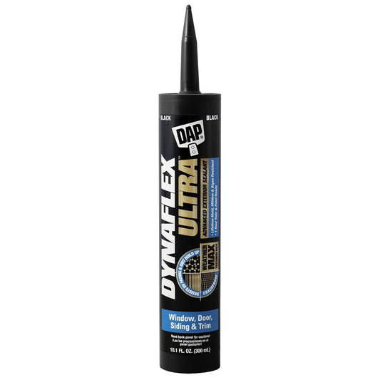 DAP Dynaflex Sellador impermeable de látex avanzado ultra negro 10 oz.12
