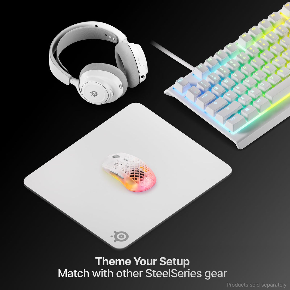 SteelSeries QcK - Alfombrilla para Mouse Pesada para Juegos, Base de Goma de Silicona Antideslizante, Seguimiento máximo, optimizada para Juegos FPS, MOBAs, RTS, MMO, tamaño Grande, 450 mm x 400 mm x