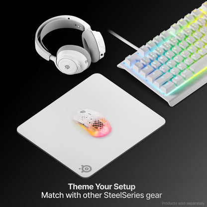 SteelSeries QcK - Alfombrilla para Mouse Pesada para Juegos, Base de Goma de Silicona Antideslizante, Seguimiento máximo, optimizada para Juegos FPS, MOBAs, RTS, MMO, tamaño Grande, 450 mm x 400 mm x