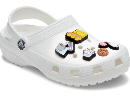 Crocs Jibbitz - Paquete de 5 dijes para zapatos de ocupación | Jibbitz, Negro, 5 unidades