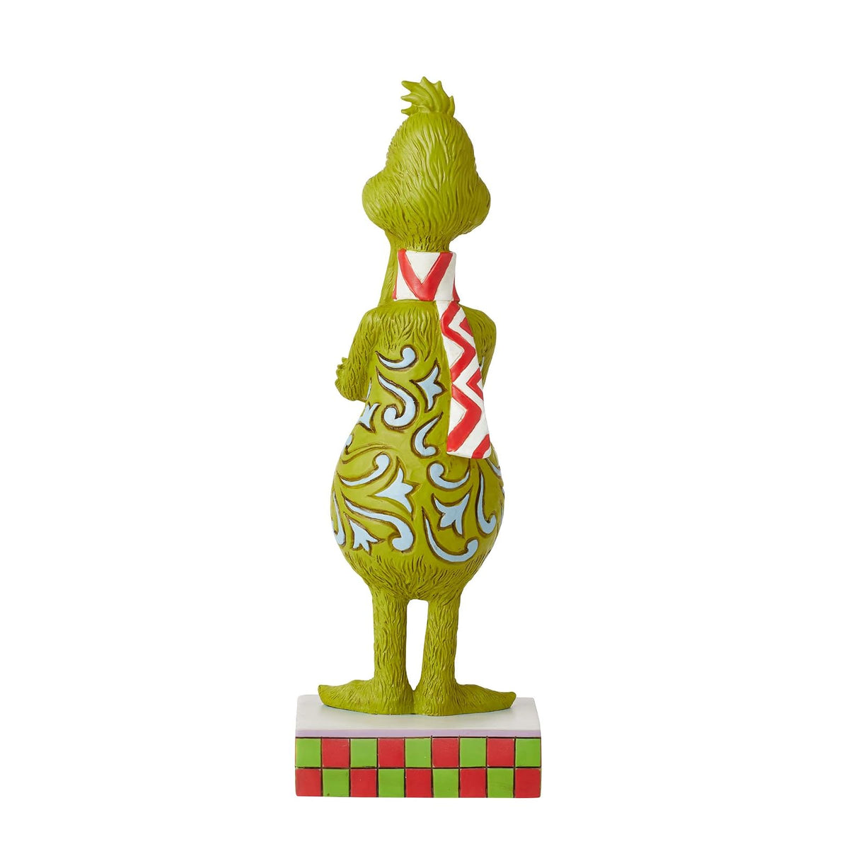 Enesco Jim Shore Dr. Seuss The Grinch - Figura de Bufanda Larga, 9 Pulgadas, Multicolor