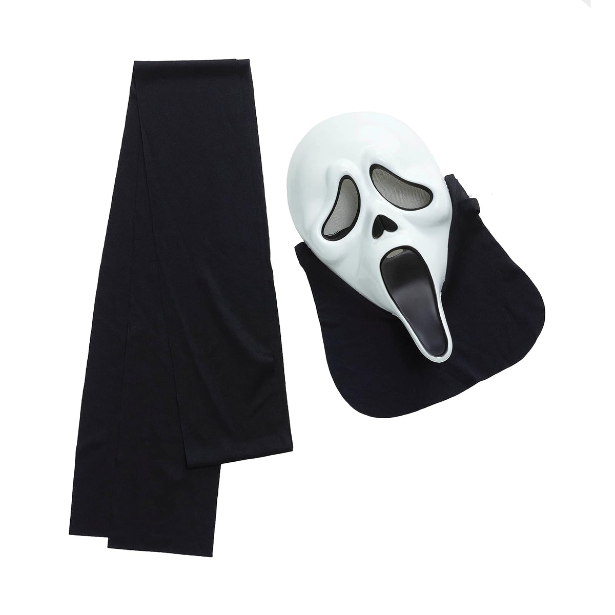 Fun World Disfraz de Grito para Adultos, Negro -, Talla única