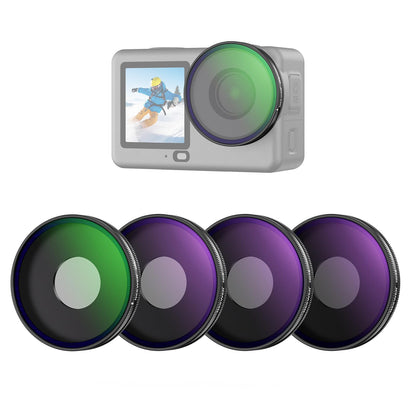 Neewer Kit de Filtros ND para DJI Osmo Action 5 Pro/4 - Action 6 - 4 Pack ND - CPL