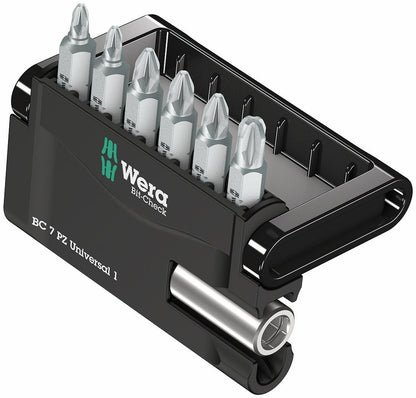 Wera - 5056296001 Pozidriv Mini-Check PZ Juego de brocas de chapa