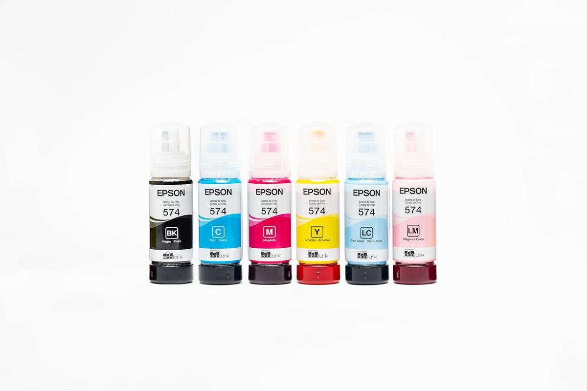 Epson Botella de Tinta Color Negro T574 65 mililitros para Impresora L8050