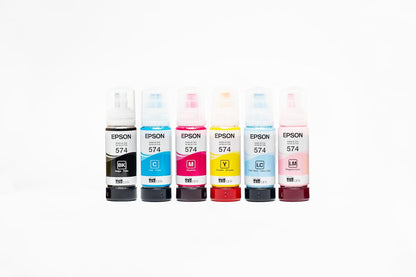 Epson Botella de Tinta Color Cian T574 65 mililitros para Impresora L8050