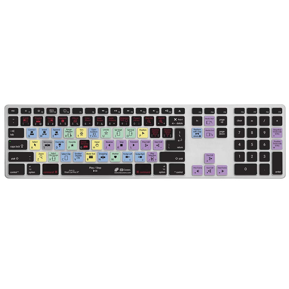 KB Covers Final Cut Pro X Cover for Apple Keyboard Numeric (FCPX-AK-CC-2)