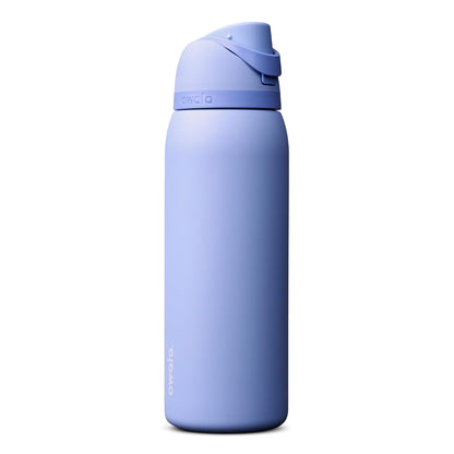 Owala FreeSip Botella de Agua con Popote de Acero Inoxidable, 32-40 oz - azul (Out of the BLUE) - 40 Ounces