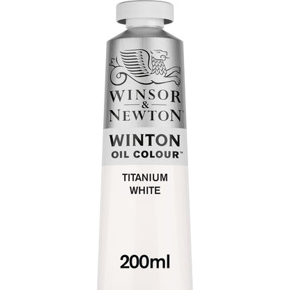 Winsor & Newton Winton Pintura de Óleo 200 ml - Blanco (Titanium White 644)