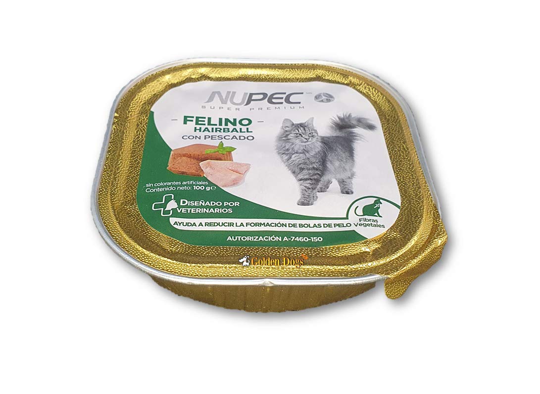 Nupec Alimento Húmedo, Felino Urinary y Bolas de Pelo, Blanco/Dorado/Verde + Alimento Húmedo, Felino Indoor, Blanco con Verde