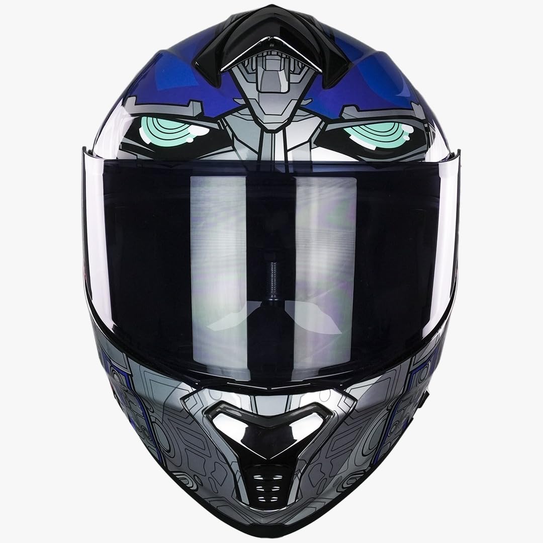 KOV Casco Transformers Optimus Prime Thunder ABATIBLE para Moto Certificado Dot
