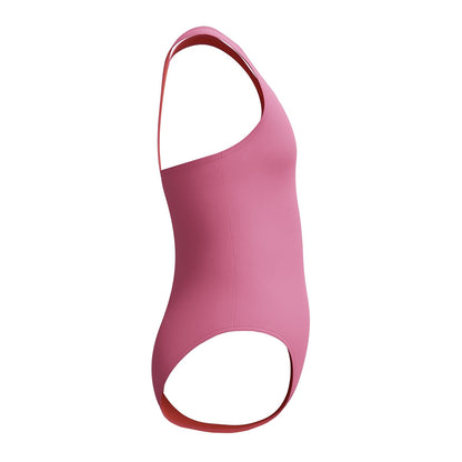 Speedo - Traje de baño de una Pieza con Espalda Cruzada Cerrada