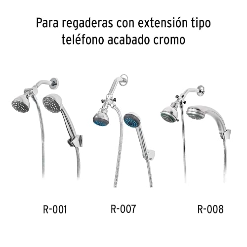 Foset AR-04, Desviador de 3 vías para brazo con soporte, cromo