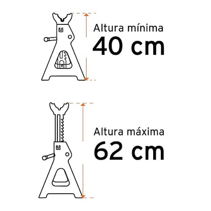 Truper TORAU-6, Torre para auto, 6 toneladas