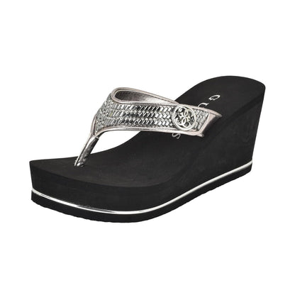 Guess GWSARRALY4 Sandalia Platino de material sintético para Dama