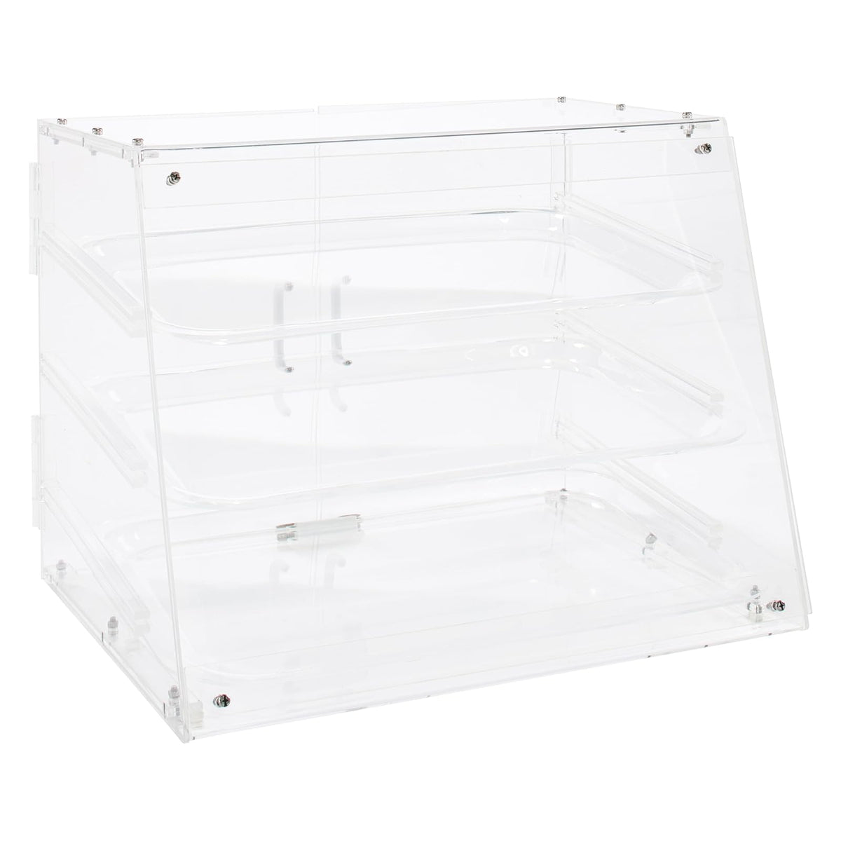 Winco ADC-3 - Vitrina de 3 pisos para exhibición de pastelería, acrílico