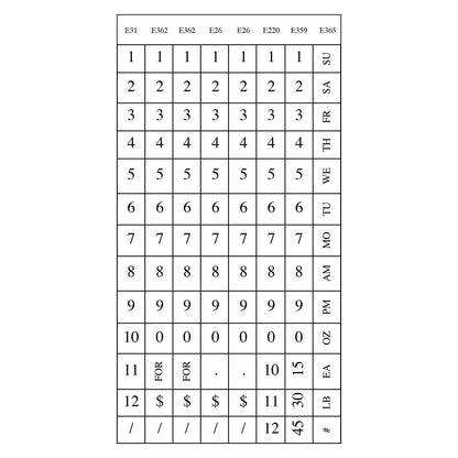 DayMark Safety Systems-IT111163 Codificador de fecha de plástico DM3 SpeedyMark Express 10, etiquetadora de pistola de marcado de 1 línea