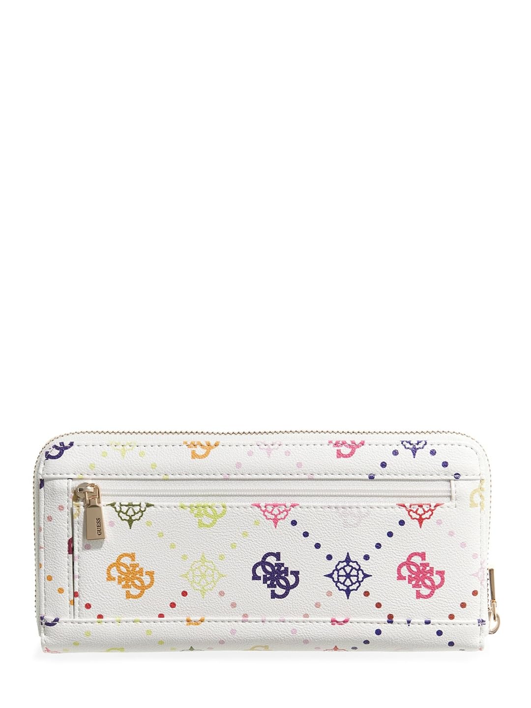CARTERA GUESS EMELIE LOGO SLG LRG ZIP AROUND MUJER BLANCO MULTICOLOR GM9928146-MUO
