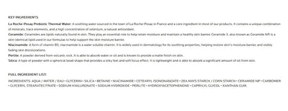 La Roche-Posay - Crema hidratante facial mate de doble reparación Toleriane, humectante en gel diario para controlar la piel grasa con niacinamida, sin aceite