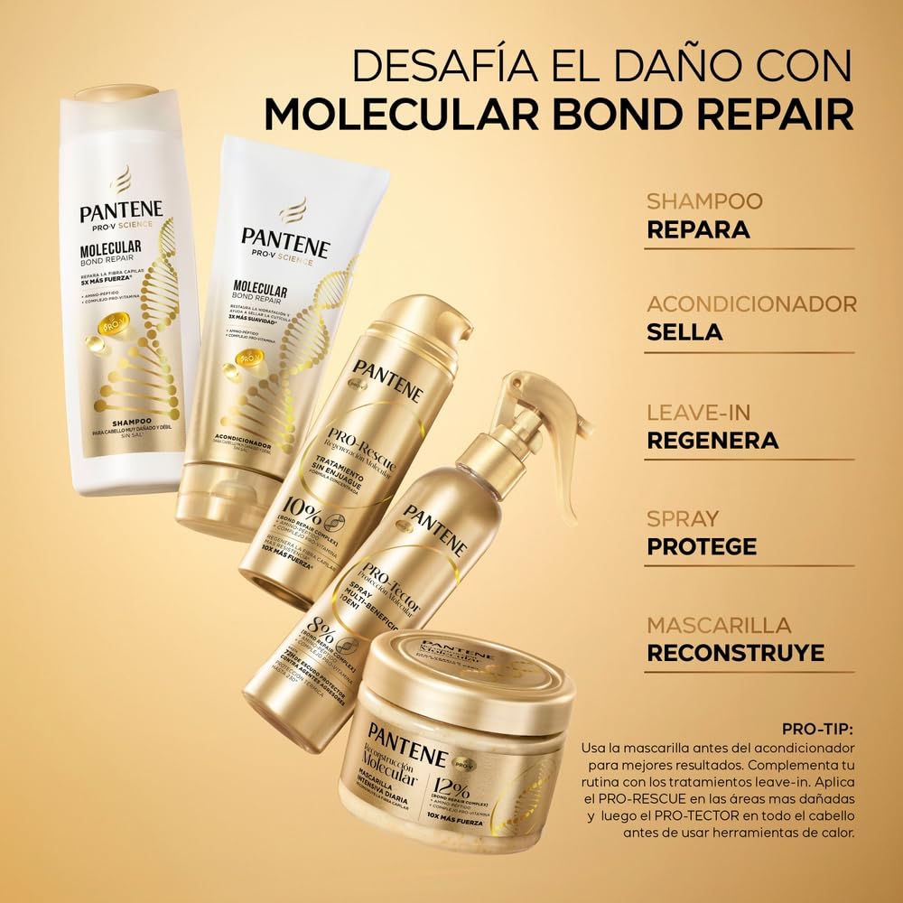 Pantene PRO-Rescue Regeneración Molecular Tratamiento Leave-In sin enjuague 150 ml