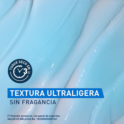 Water Gel Hidratante Ácido Hialurónico de CeraVe para una hidratación con efecto PLUMP, con 3 ceramidas idénticas a las de la piel, ácido hialurónico, niacinamida y cobre PCA, 48g