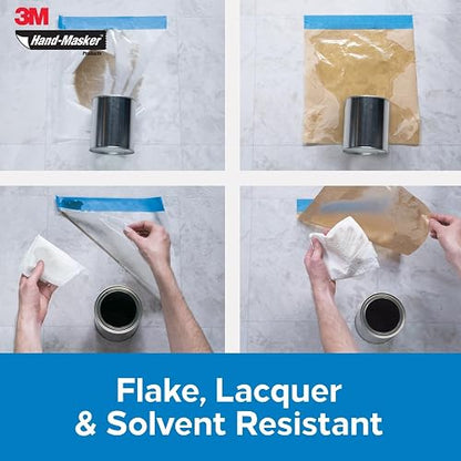Scotch Painter's Tape MFB-9 Máscaras Plásticas 9x400 pies | 3600 pies cuadrados, resistencia a pintura y disolventes, borde de ataque fácil, sin sangrado
