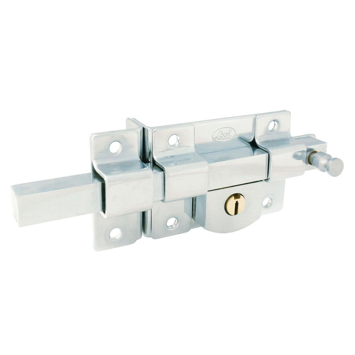 Lock L560ICBB Cerradura Izquierda de Barra Fija Llave Estándar Cromo Brillante en Blíster