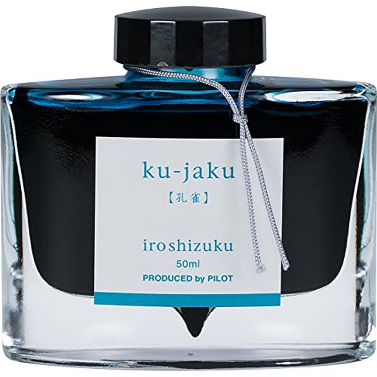 Pilot Tinta para pluma fuente Iroshizuku Ku-jaku, color turquesa, frasco con 50 ml. (69213)