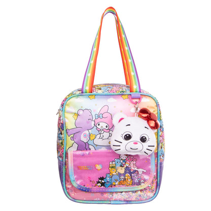 Ruz Lonchera Infantil | Sanrio | 100% Poliéster Capacidad 3 Litros | Lonchera Escolar para niñas con Compartimento Principal Amplio y Práctico Cierre de Cremallera
