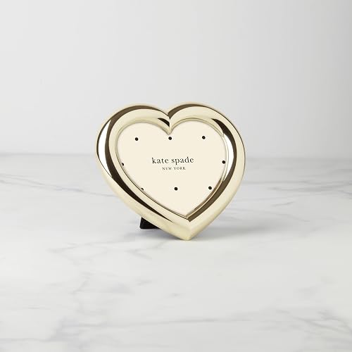 kate spade new york Portarretratos Corazón Dorado Charmed Life Acero 14x16 cm Regalo