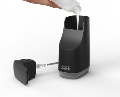 Joseph Joseph Dispensador de jabón Compacto Slim (Negro Mate)