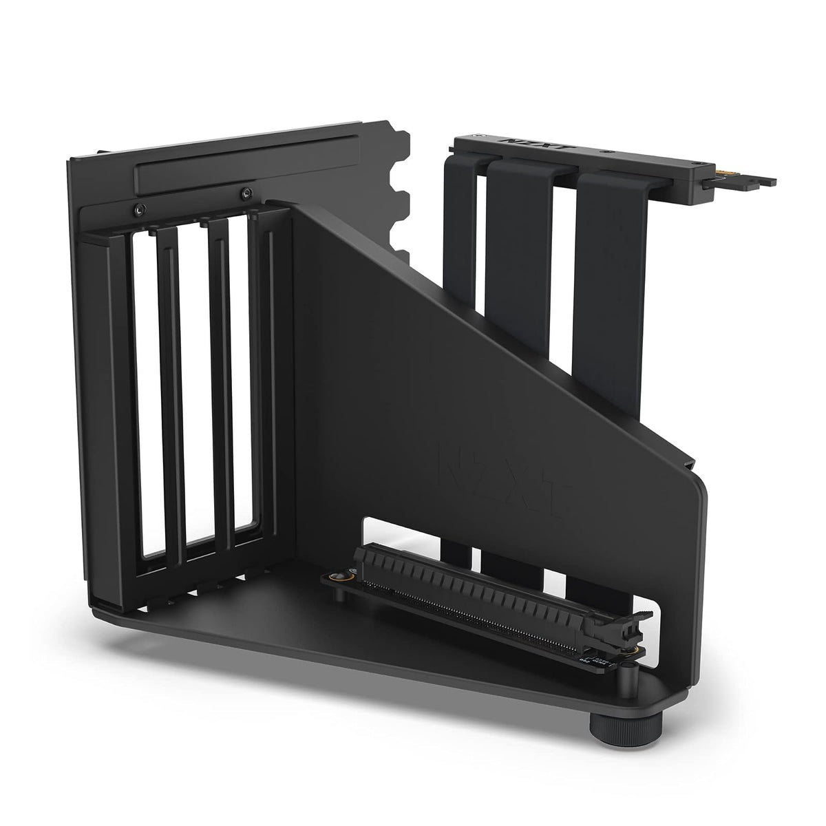 NZXT Kit de Montaje Vertical de GPU, AB-RH175-B1-175 mm, Cable Elevador PCIe 4.0x16, Soporte de GPU, Soporte de Acero Resistente, Color Negro