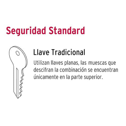 Hermex CS-75D, Cerradura de sobreponer, clásica, instala-fácil, derecha