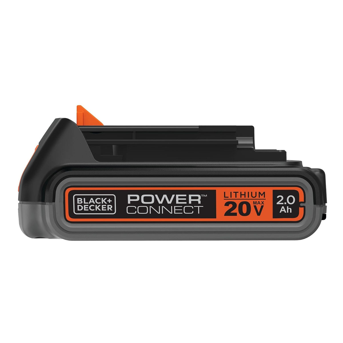BLACK+DECKER 20 V MAX 2.0 Ah batería de iones de litio, paquetes de baterías recargables inalámbricas, compatible con la plataforma de batería de 20 V MAX BLACK + DECKER (LBXR2020APB)