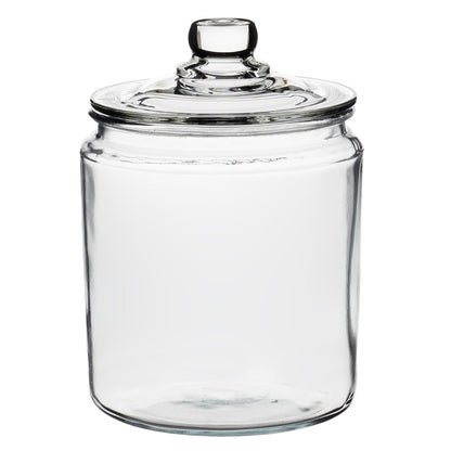 Anchor Hocking Heritage Hill Glass 0.5 Gallon Storage Jar, Set of 2