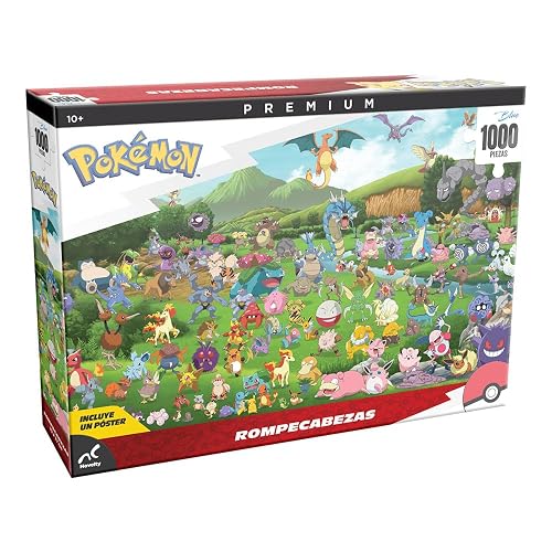 Pokémon Rompecabezas Premium, 1000 Piezas Novelty Corp