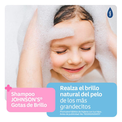 Johnson's Baby Shampoo Johson's Gotas De Brillo 750 Ml, color, 750 ml, pack of/paquete de