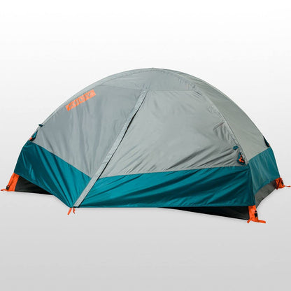 Kelty Late Start 2P - Tienda de campaña Ligera con Esquinas rápidas, Marco de Poste de Aluminio, bragueta de poliéster Impermeable, Capacidad para 2 Personas