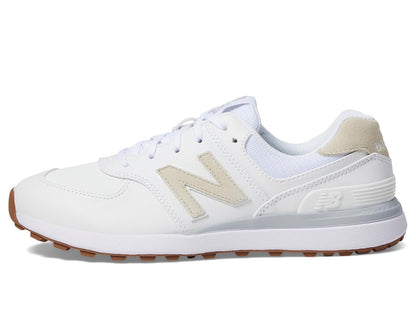 New Balance 574 Greens V2 - Tenis de Golf para Mujer, Blanco, 24.5 cm