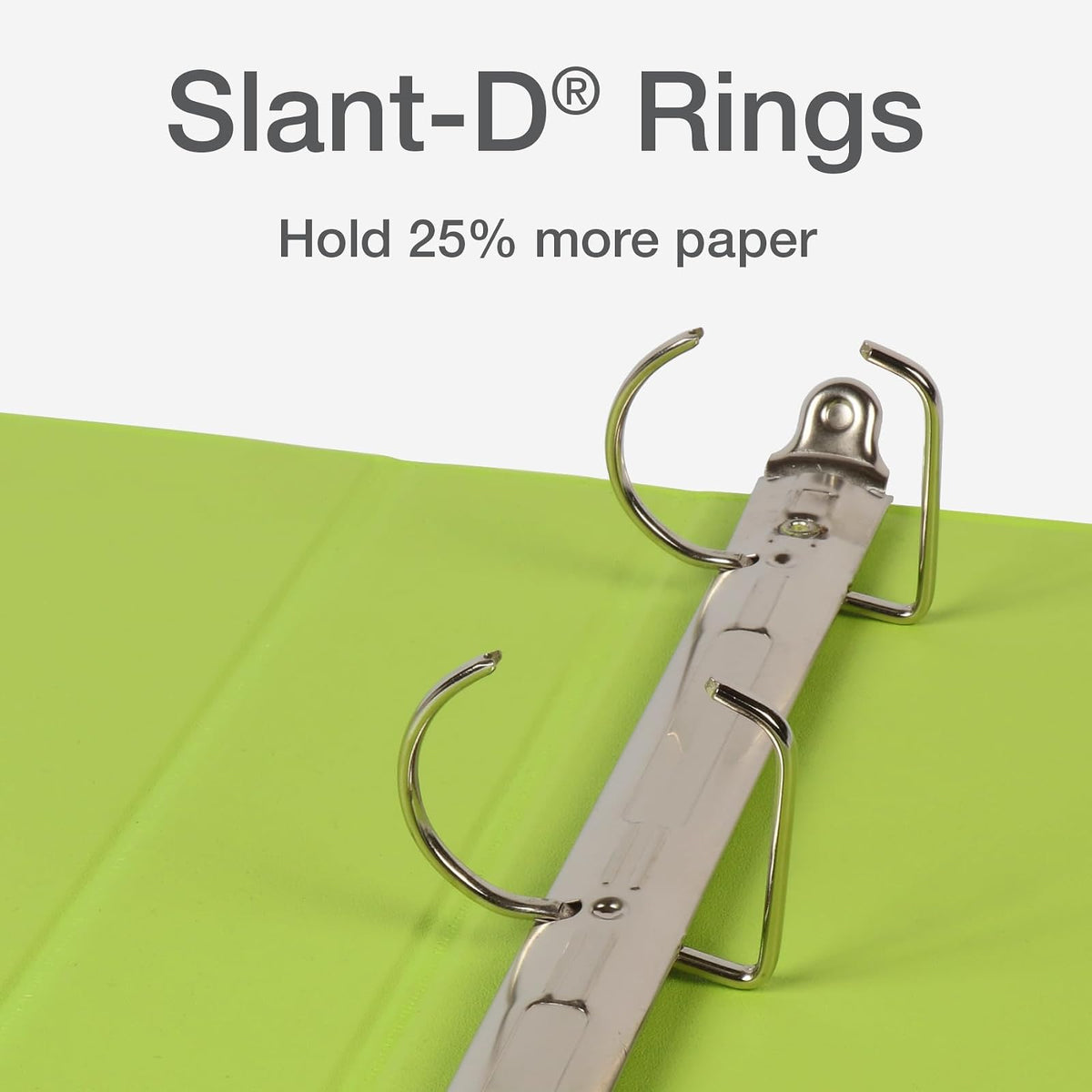 Oxford Carpeta de 3 Anillos 1002482 | 1.5 pulgadas, capacidad de 375 hojas, varios colores pastel, anillos inclinados en D, ClearVue, antiadherente, sin PVC