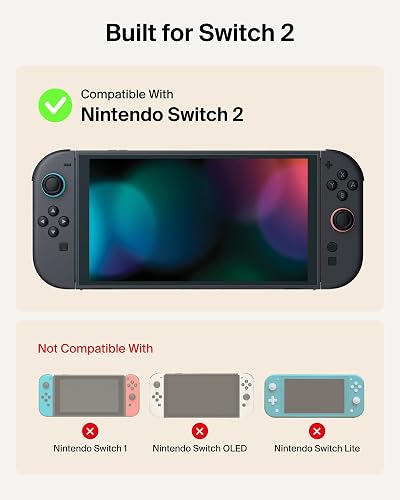 Belkin Nintendo Switch 2 Funda con Cargador de Banco de energía Integrado de 10.000 mAh, Funda Protectora portátil con Bolsillos para AirTag, Cartuchos de Juego para Viajes, Color carbón