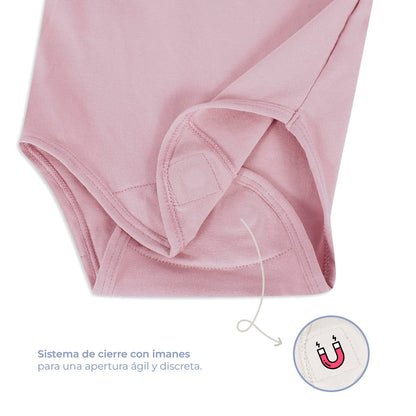 9MONTHS BABY Body para Bebé Manga Larga Con Imanes de Fácil Apertura 4303-A