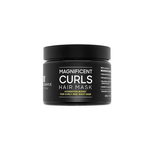 MARTHA DEBAYLE Mascarilla MAGNIFICENT CURLS, Boost de hidratación para pelo chino y ondulado, Con miel de manuka nutritiva, Sin parabenos y ftalatos, 300 ml