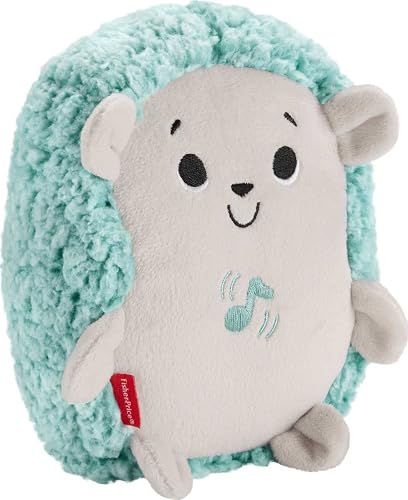 Fisher-Price Baby Juguete Erizo Vibraciones Relajantes con Música Tejido Suave y 4 Modos de Calma para Bebés Recién Nacidos en Adelante